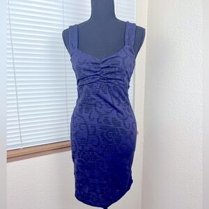 Purple Floral Tribal Abstract Y2K Glam Trashy Style Party Dress Free People Med